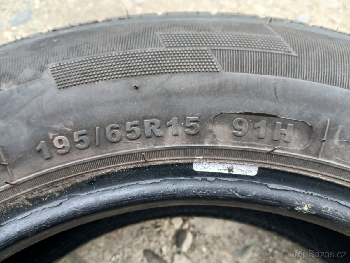 2x letni tomket 195/65 R15, vzorek 5mm - 4