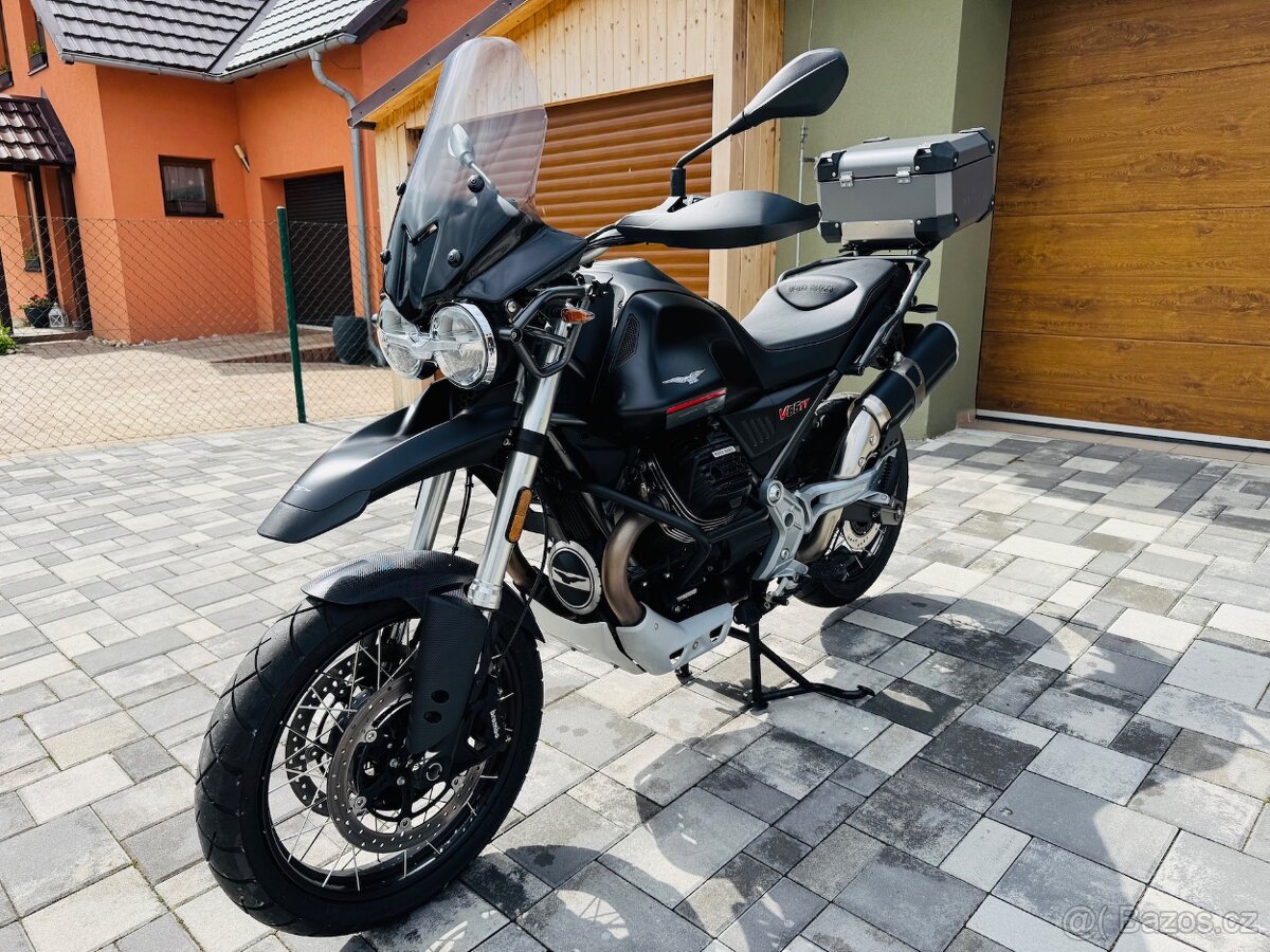 Moto Guzzi V 85 TT najeto 1.600 stav nového-spousta doplňků