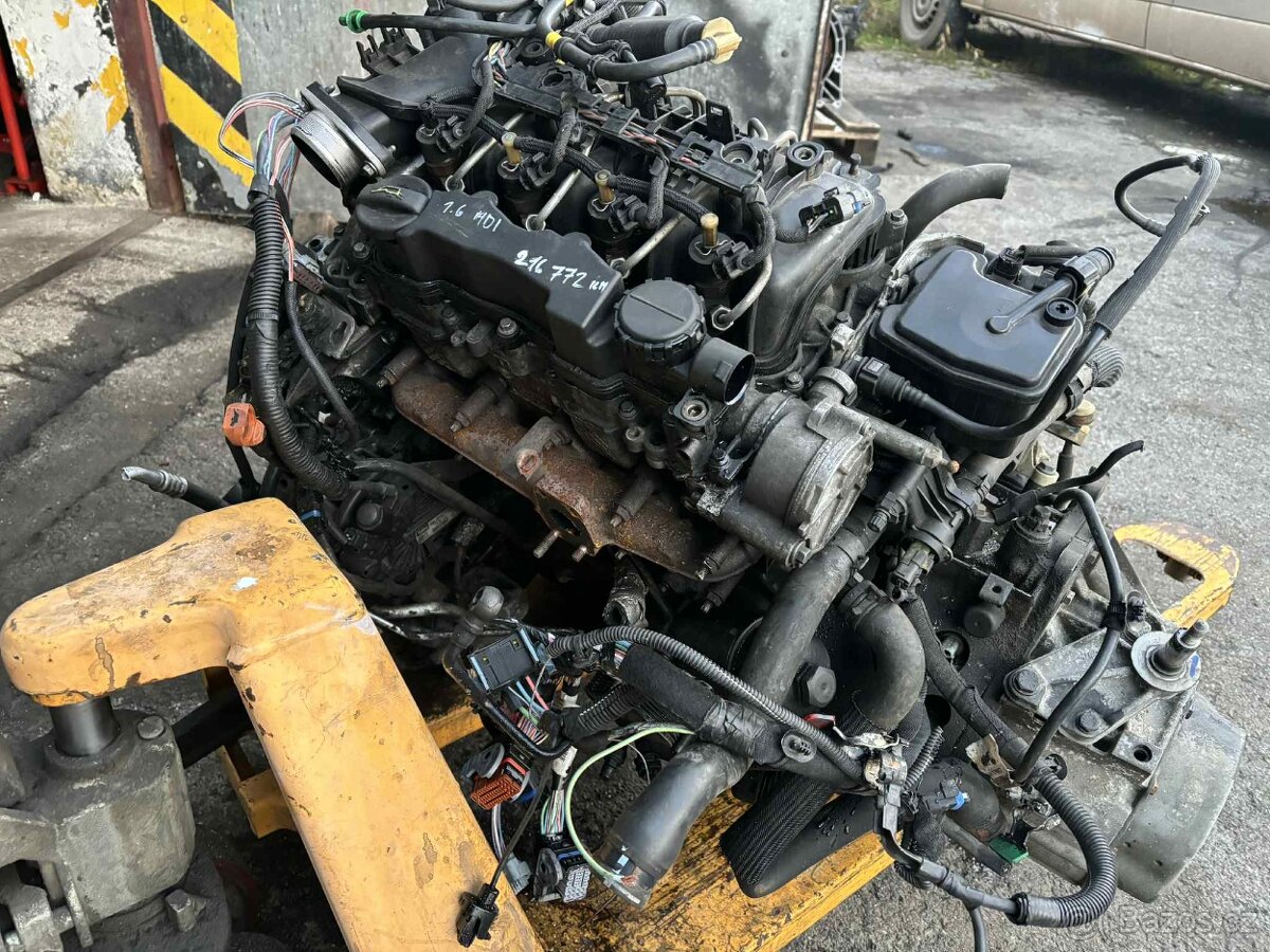 Prodám motor 1.6hdi 80kw najeto 237455km - 4