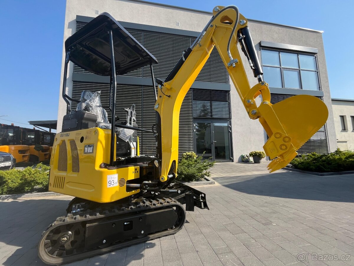 Minibáger GG 1100 J -Koncoročná AKCIA + Dovoz GRÁTIS - 4