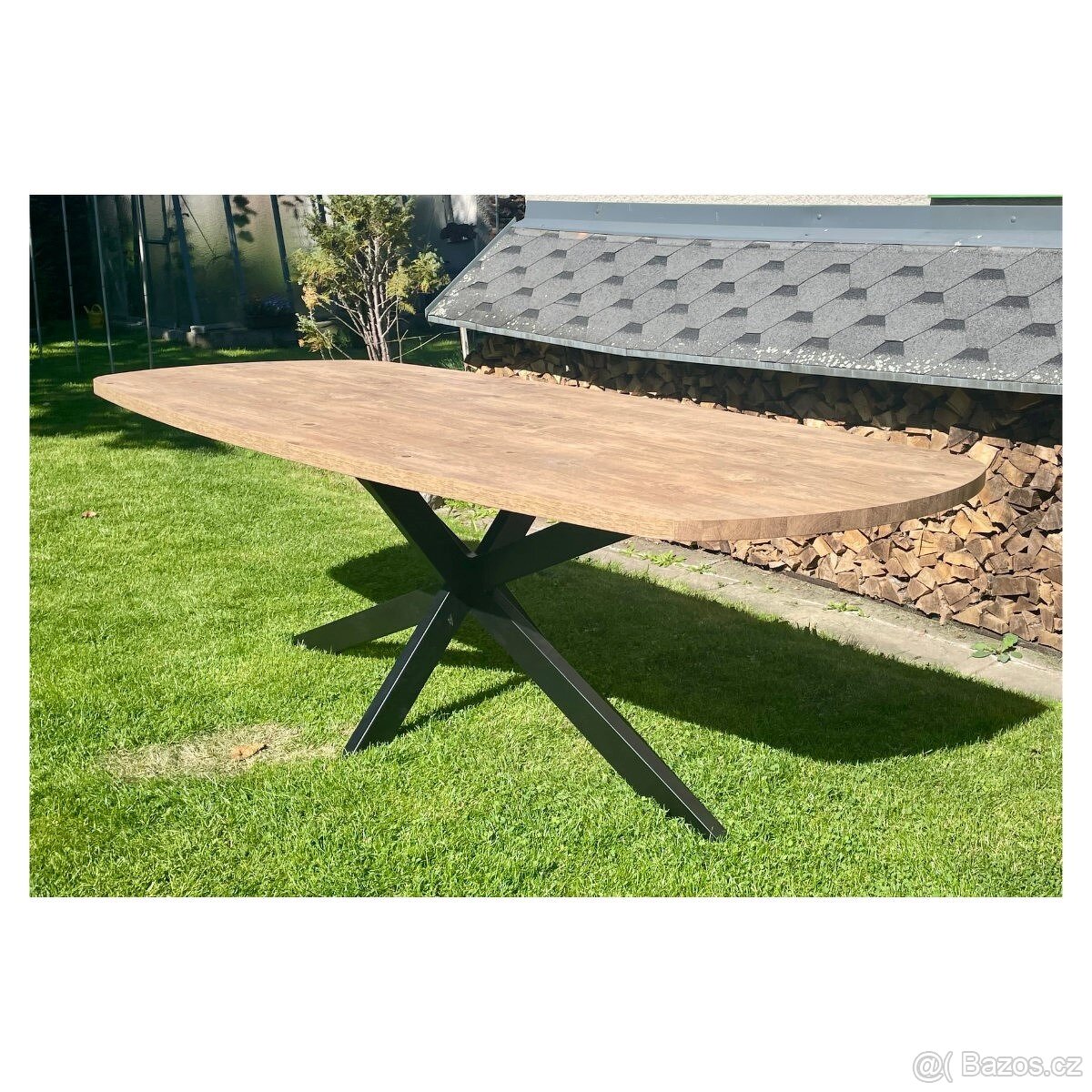 Jídelní stůl, kovové podnoží - Pavarotti 210 cm - 4