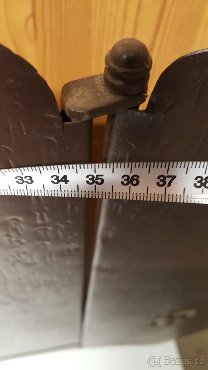 Prodám skládací zástěnu ke krbu nebo kamnům - 4