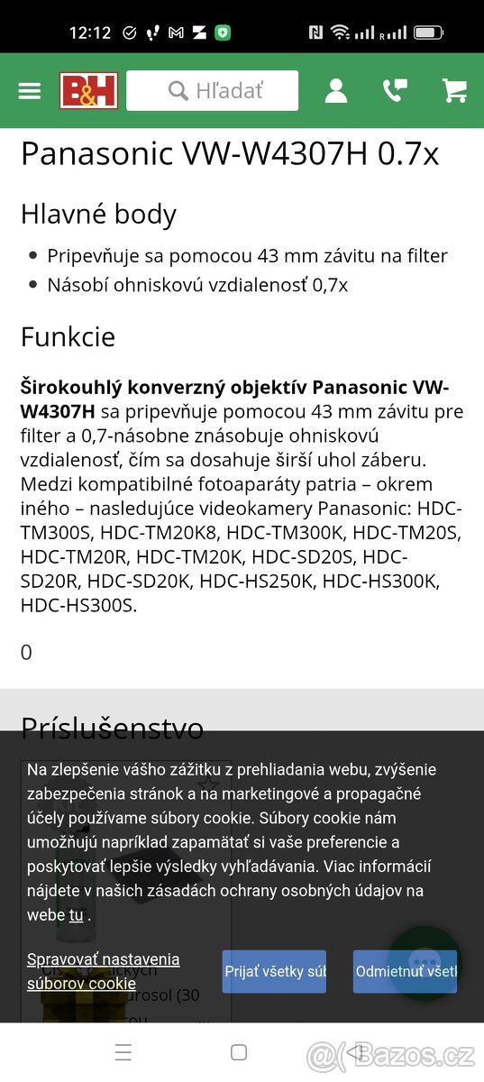 Širokouhla predsadka Panasonic - 4
