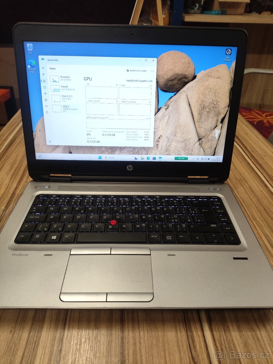 Pěkný výkonný notebook HP ProBook 640 volné do smazání - 4