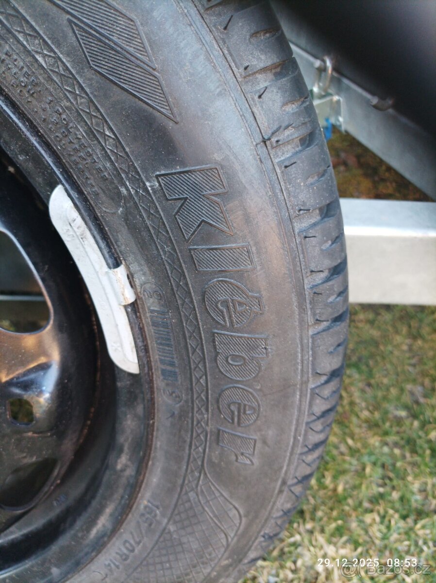 Rezervní kolo - Fabia 1 - 165/70R14. - 4
