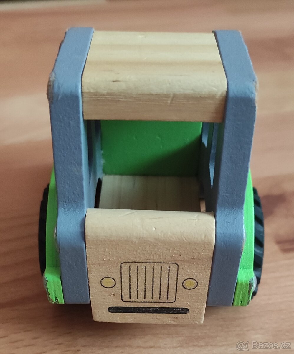 Dřevěný traktor Mini Matters - 4