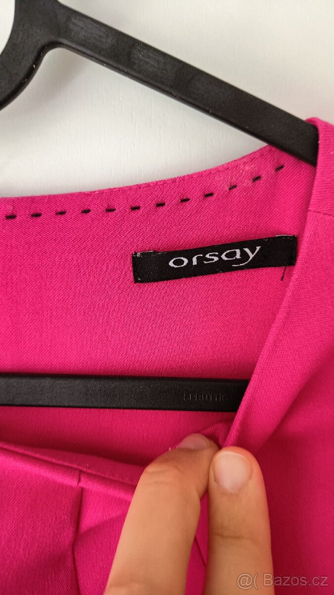 Růžové šaty Orsay - 4