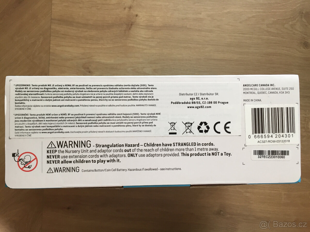Angelcare - NOVÝ Monitor dechu s el. video chůvičkou - AC327 - 4