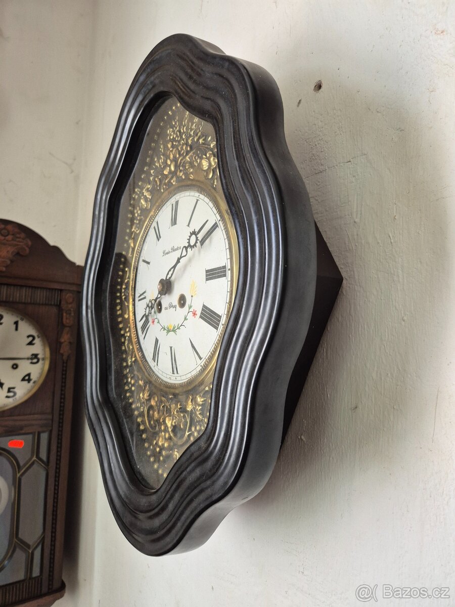 Zajímavé nástěnné francouzské hodiny - funkční - 4