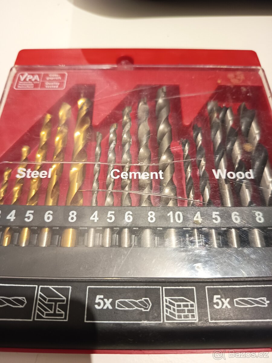 Příklepová vrtačka Black & Decker CD70CRE + vrtáky - 4