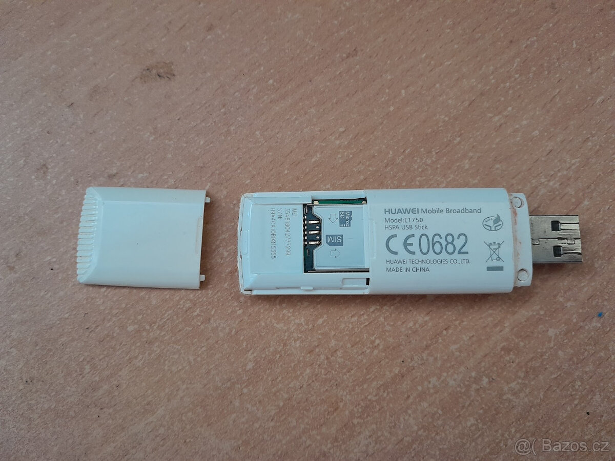 O2 USB MODEM HUAWEI E1750 HSPA USB STICK IHNED K PRODEJI - 4