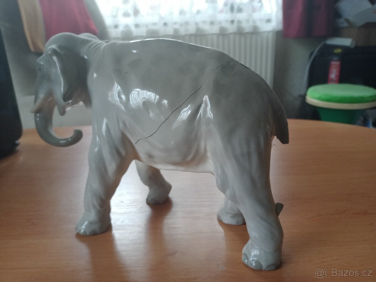 Soška slon retro koupím - 4