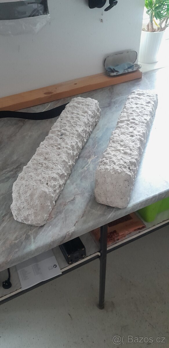 Velký květináč dr.mramor bílý 4ks - 4