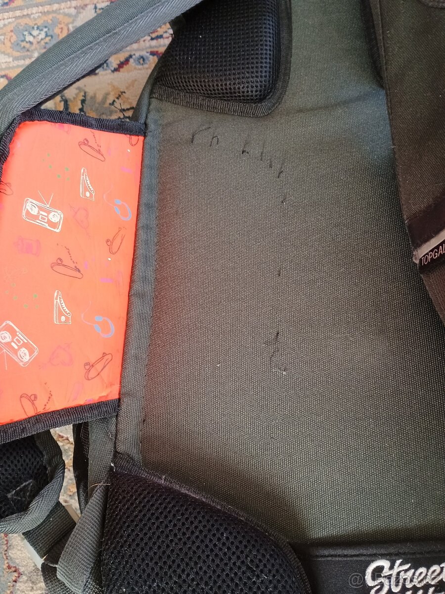 Studentský batoh Topgal Hit 856 D – Blue – místy onošený - 4