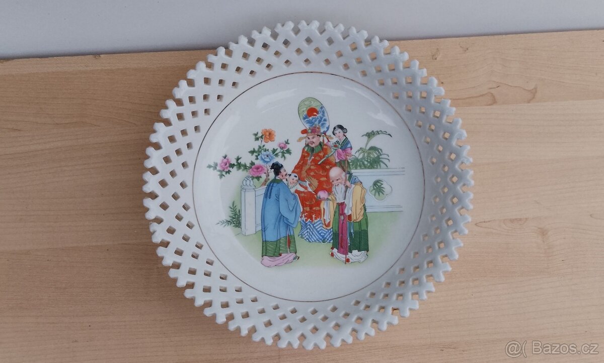 Čínský ozdobný talíř - 4