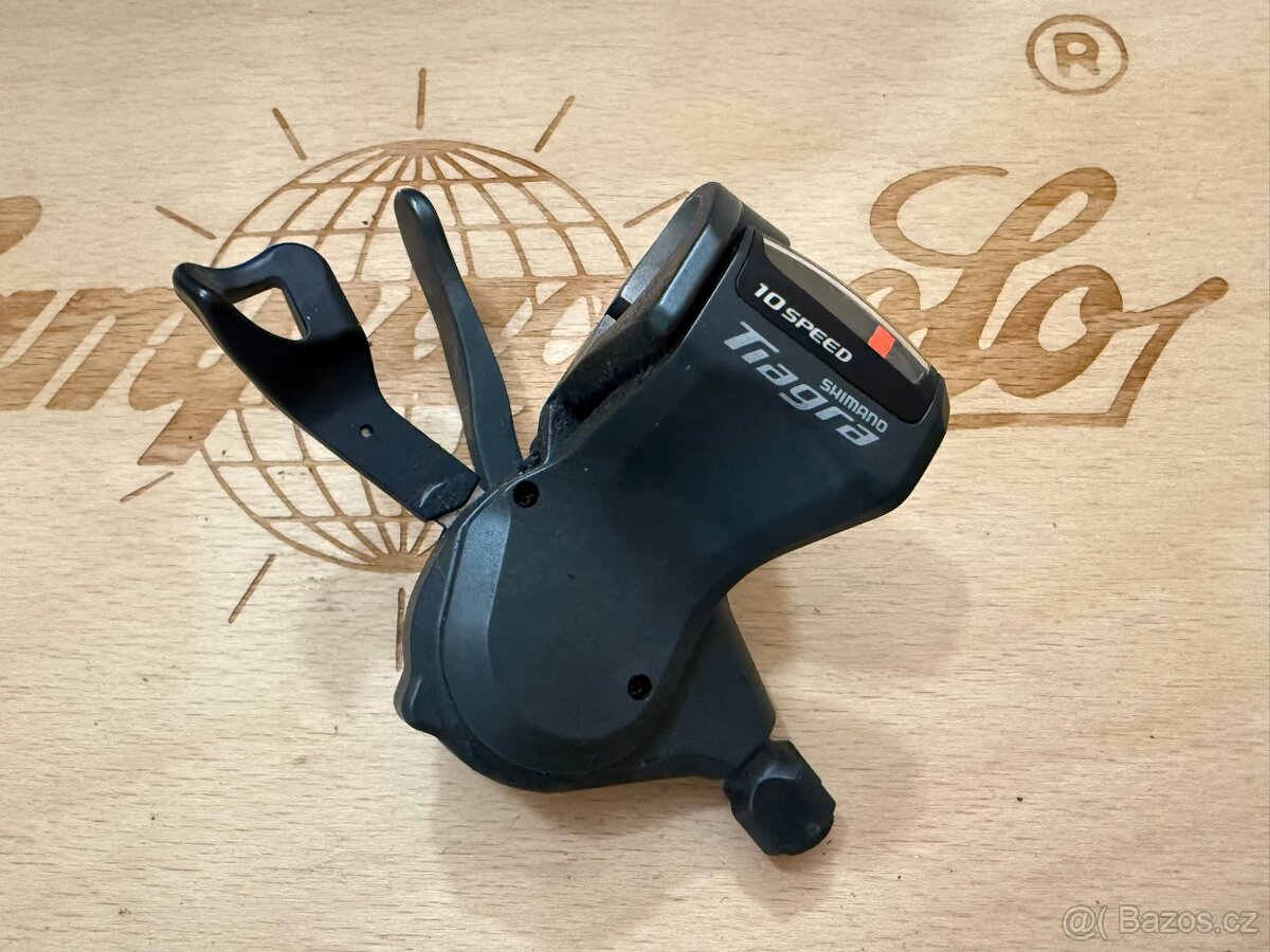 2x MTB řídítka + rohy + 1x Shimano řazení - 4