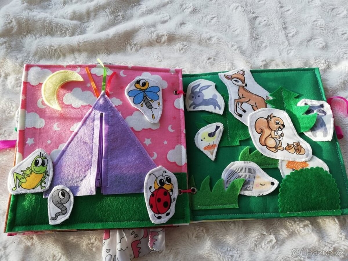 quiet book se zvířátky - 4