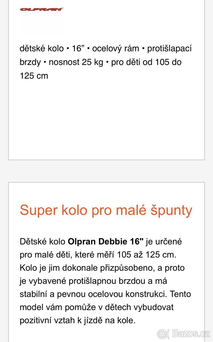 Dětské kolo - 4