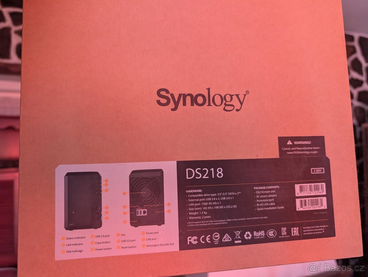 Synology NAS DS218 - 4