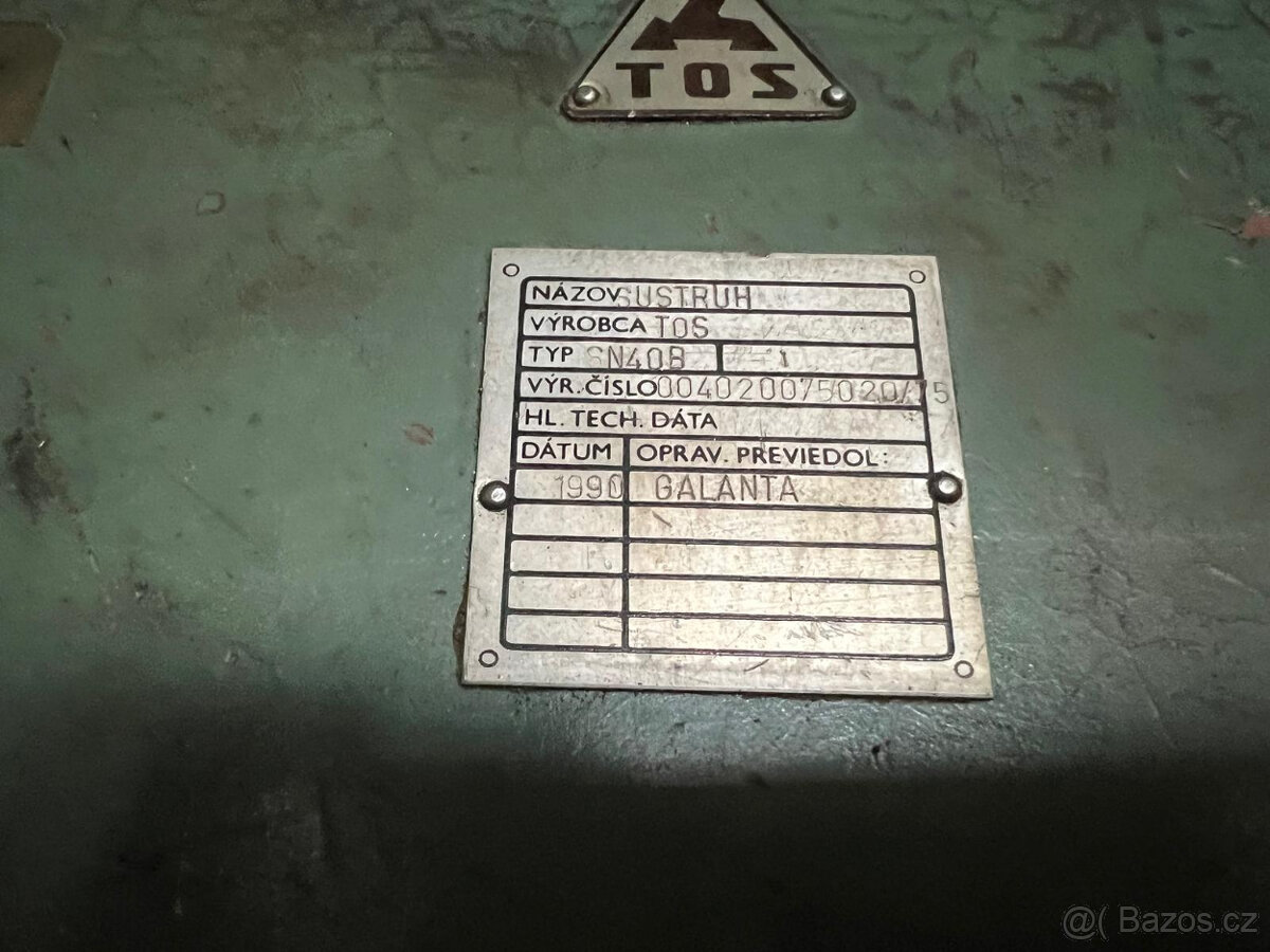 soustruh hrotový SN 40 B/ 2000 - 4