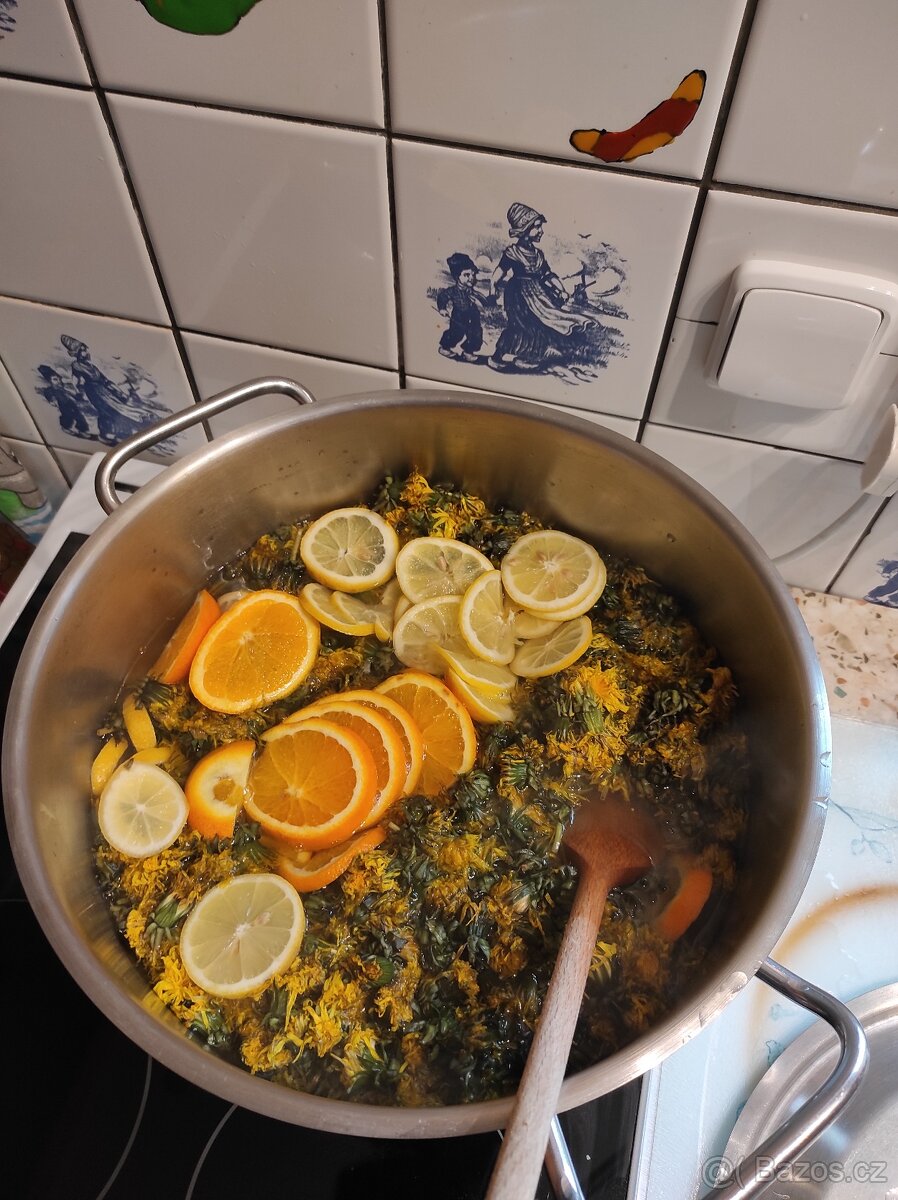 Pampeliškový med (sirup) - 4