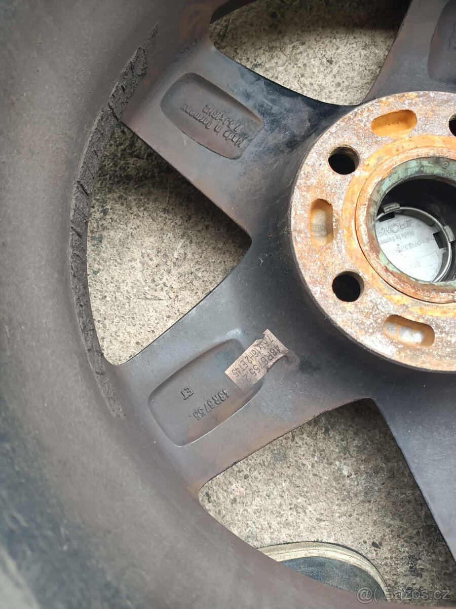 ❄️zimná 4ks alu disky orig. Ronal 5x112 r16 pneu 205/55 r16 - 4