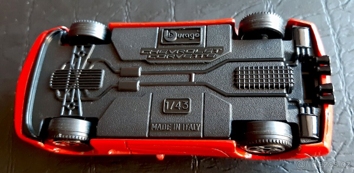 CHEVROLET CORVETTE (Red), Bburago, 1/43 - 4