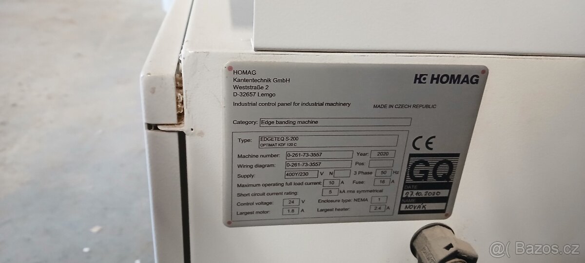 Olepovačka Homag EDGETEQ S-200 - 4