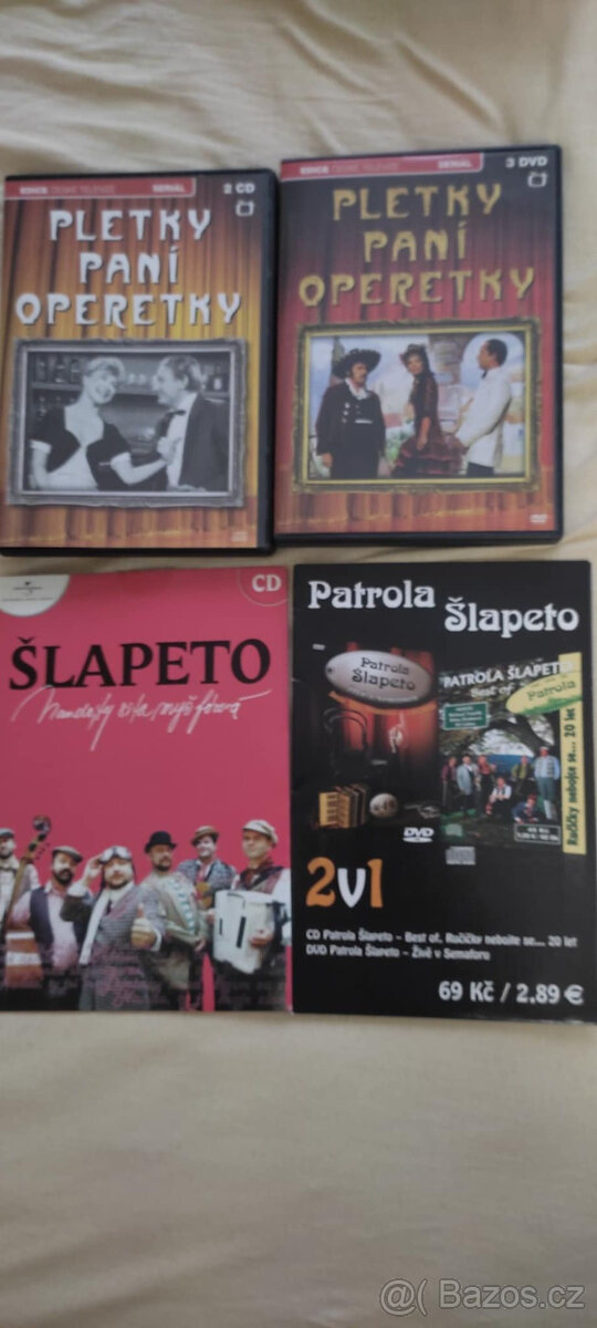 CD a DVD a mg kazety - lidovky, dechovky a další - 4