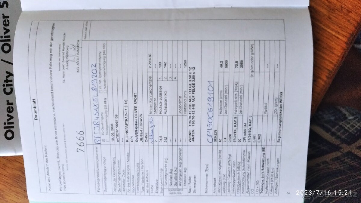 Dokumenty ke skůtru 50 cm3 - 4