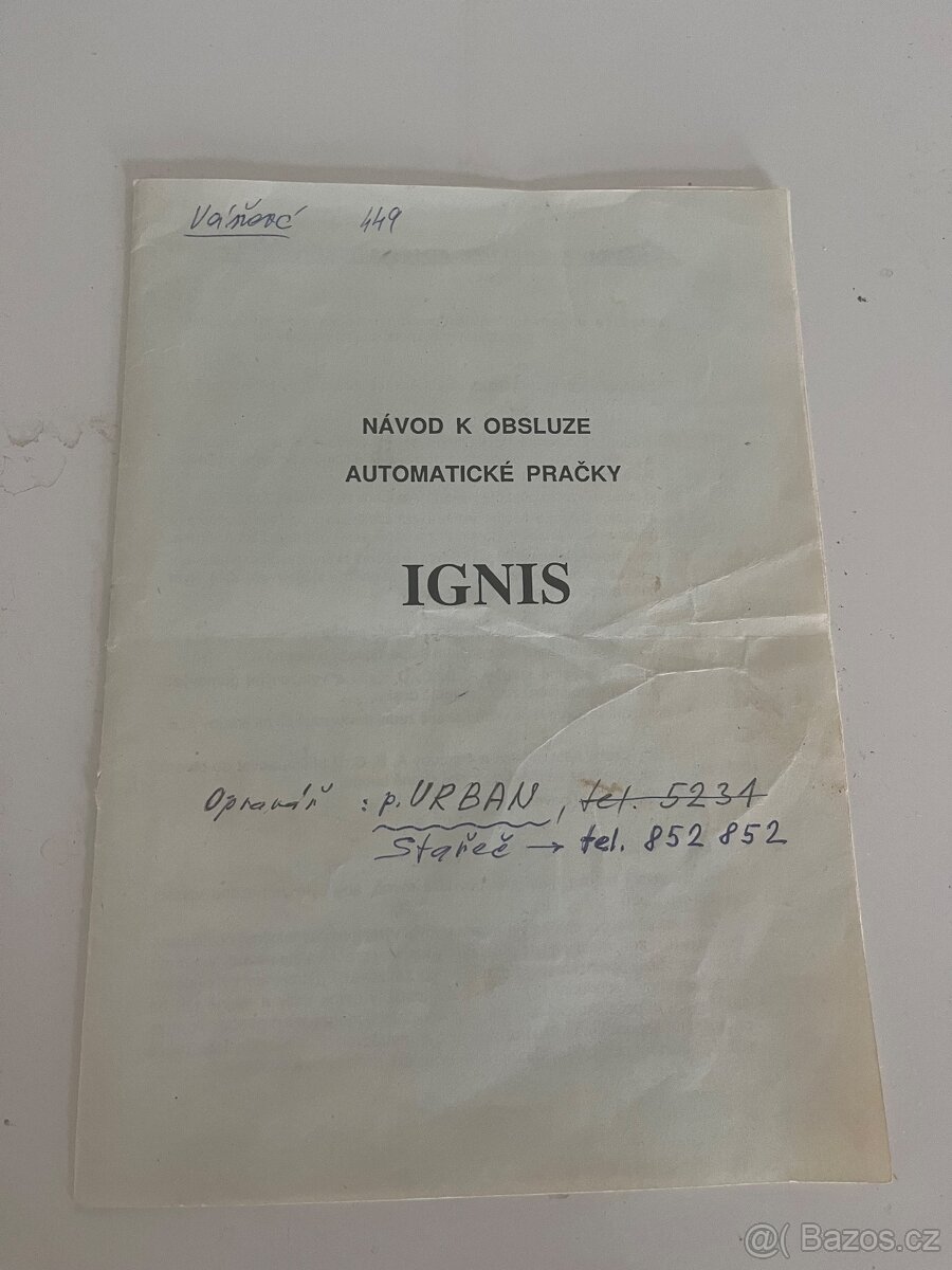 Pračka Ignis - 4