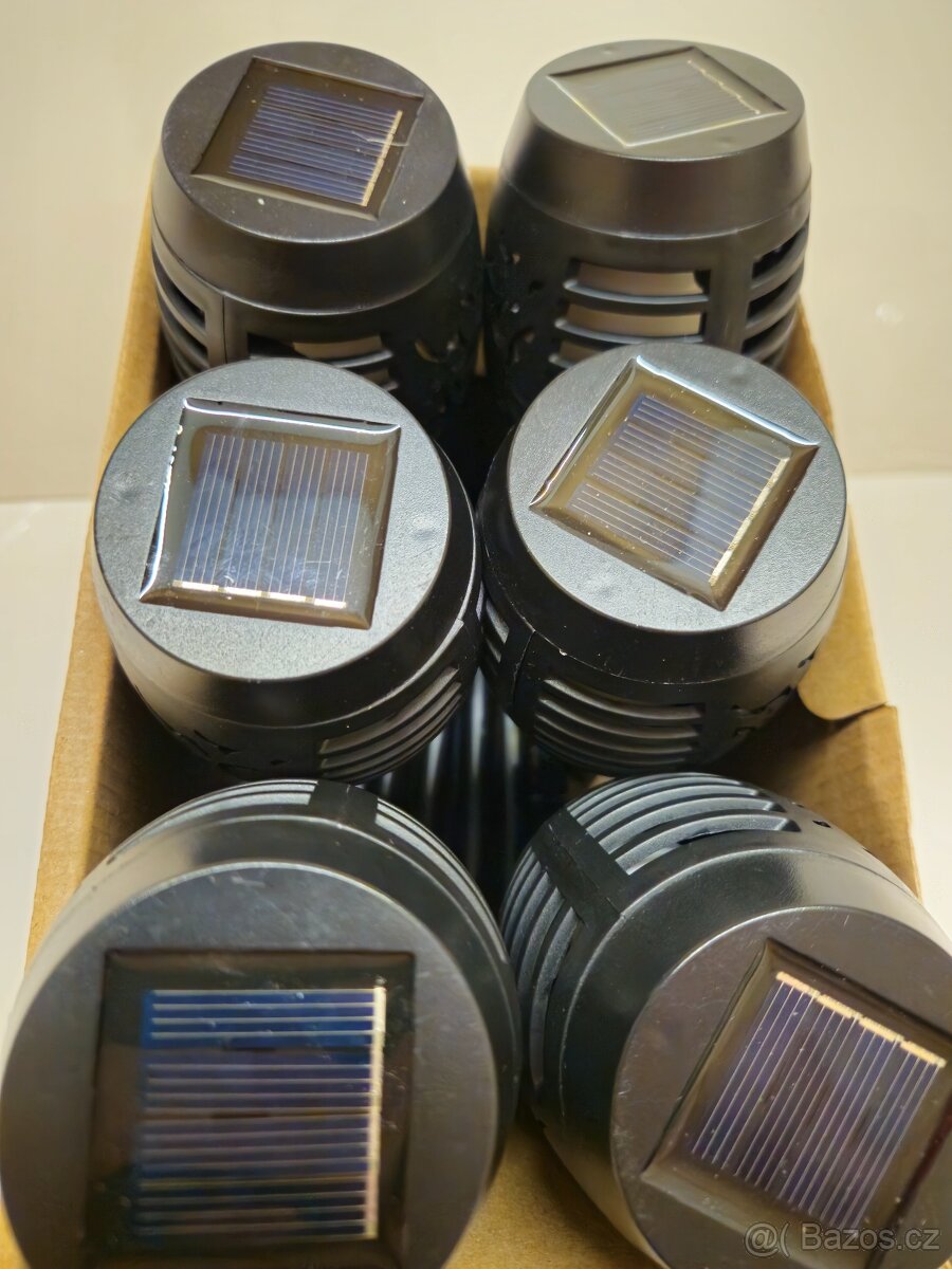 Sada led solárních svítidel 6ks. - 4