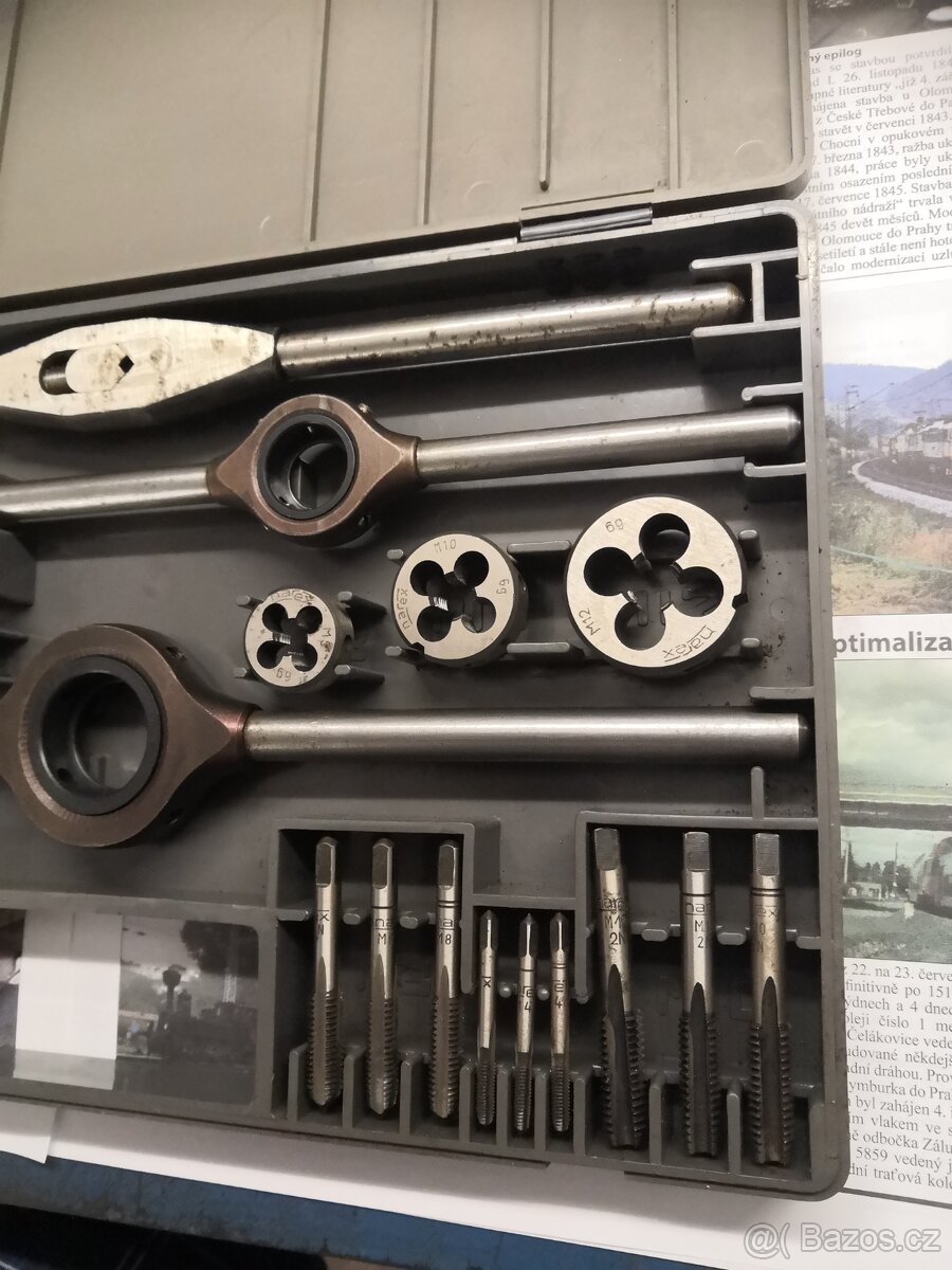 P:sada závitníků narex M1 čsr - 4