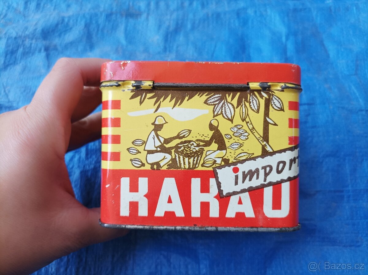 Plechová dóza Kakao import - 4