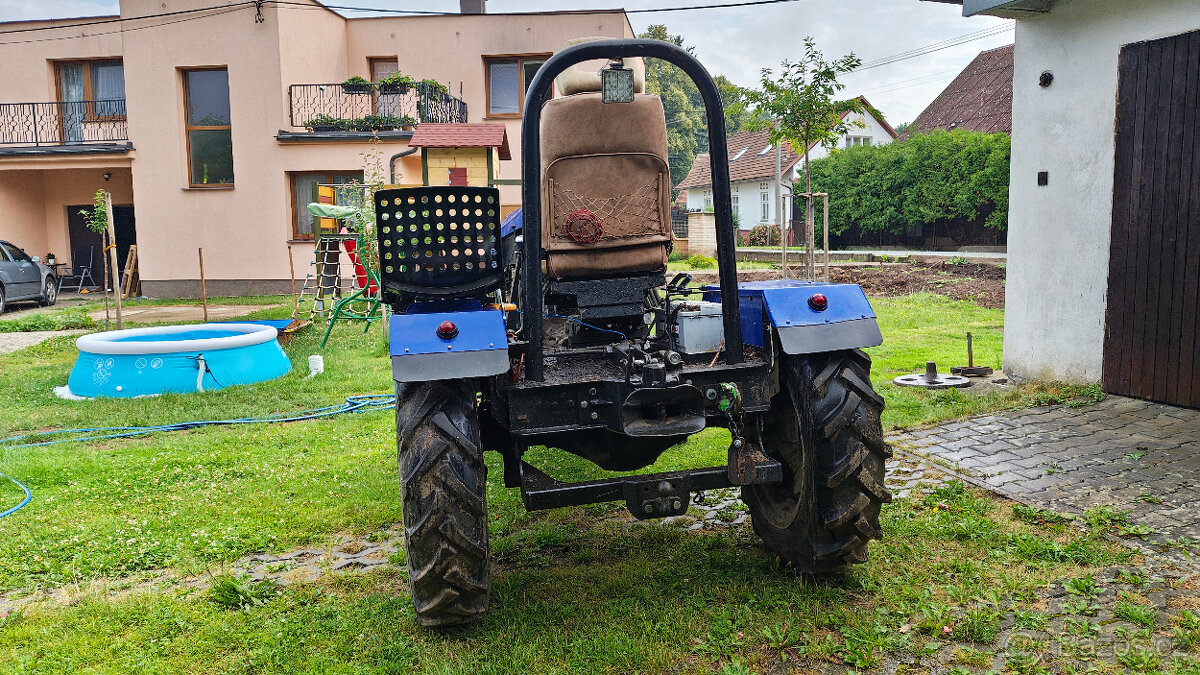 Traktor - domácí výroba z Ford Tranzit - do lesa - 4