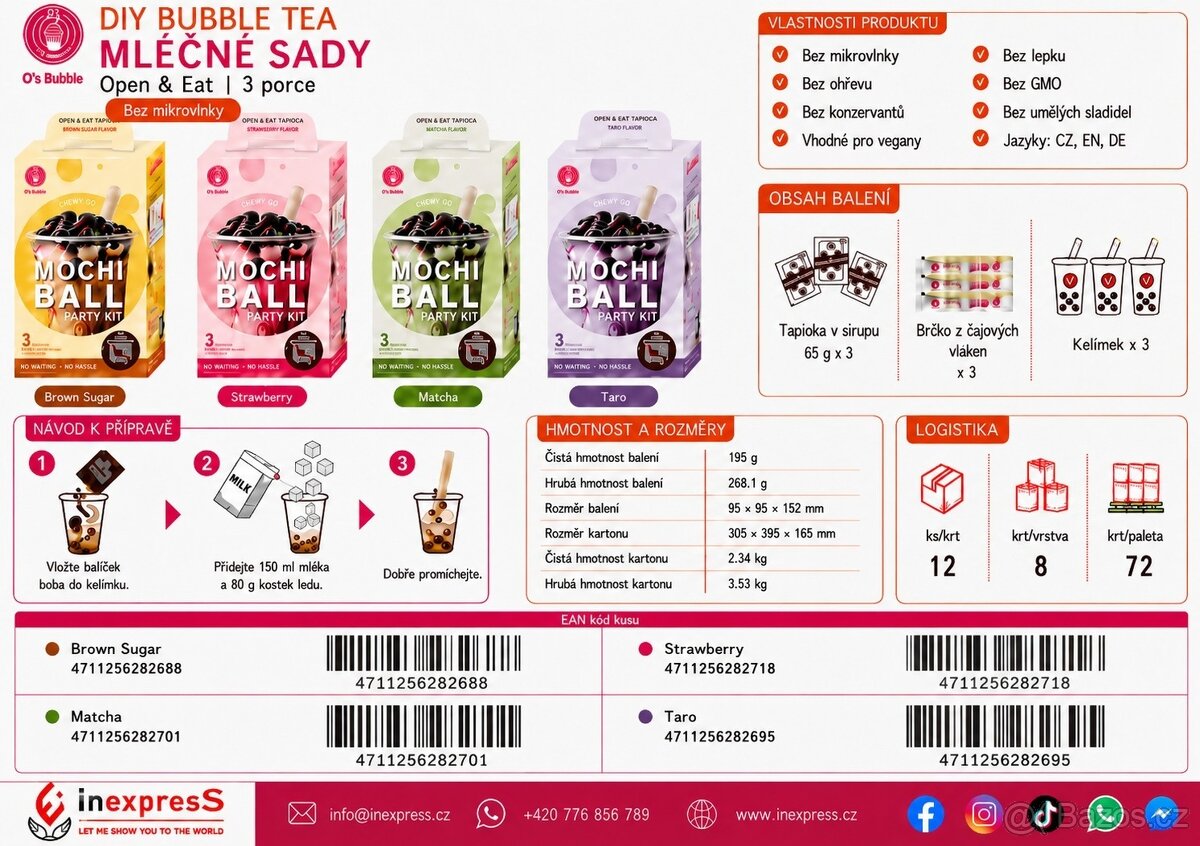 Originální taiwanské kuličky do Bubble Tea. - 4