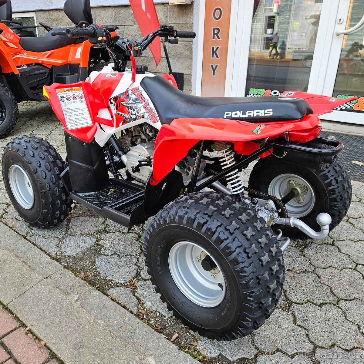 Polaris Outlaw 90, ČR, nové brzdové obložení, 6kw