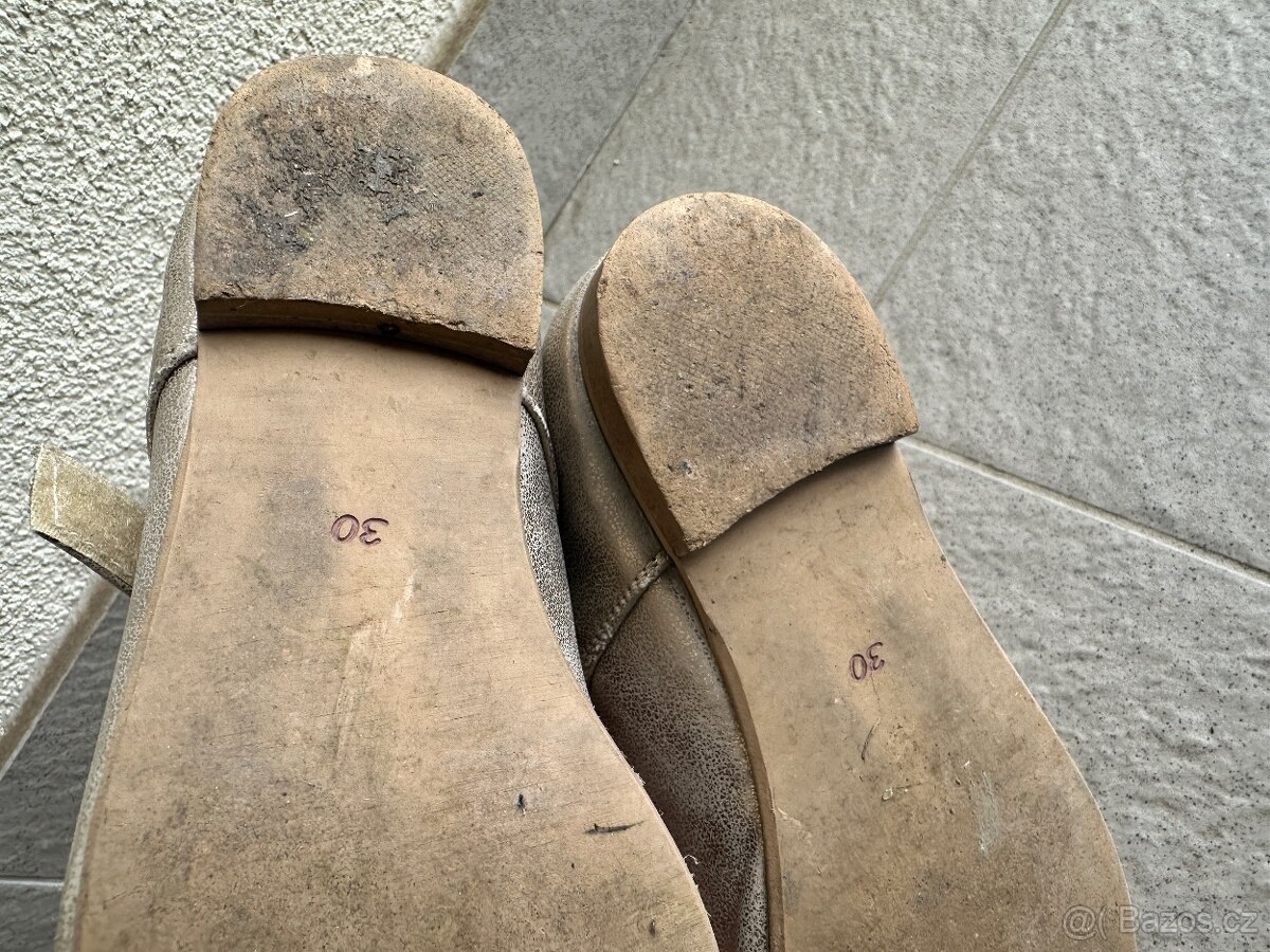 zlaté balerínky vel 30 - 4