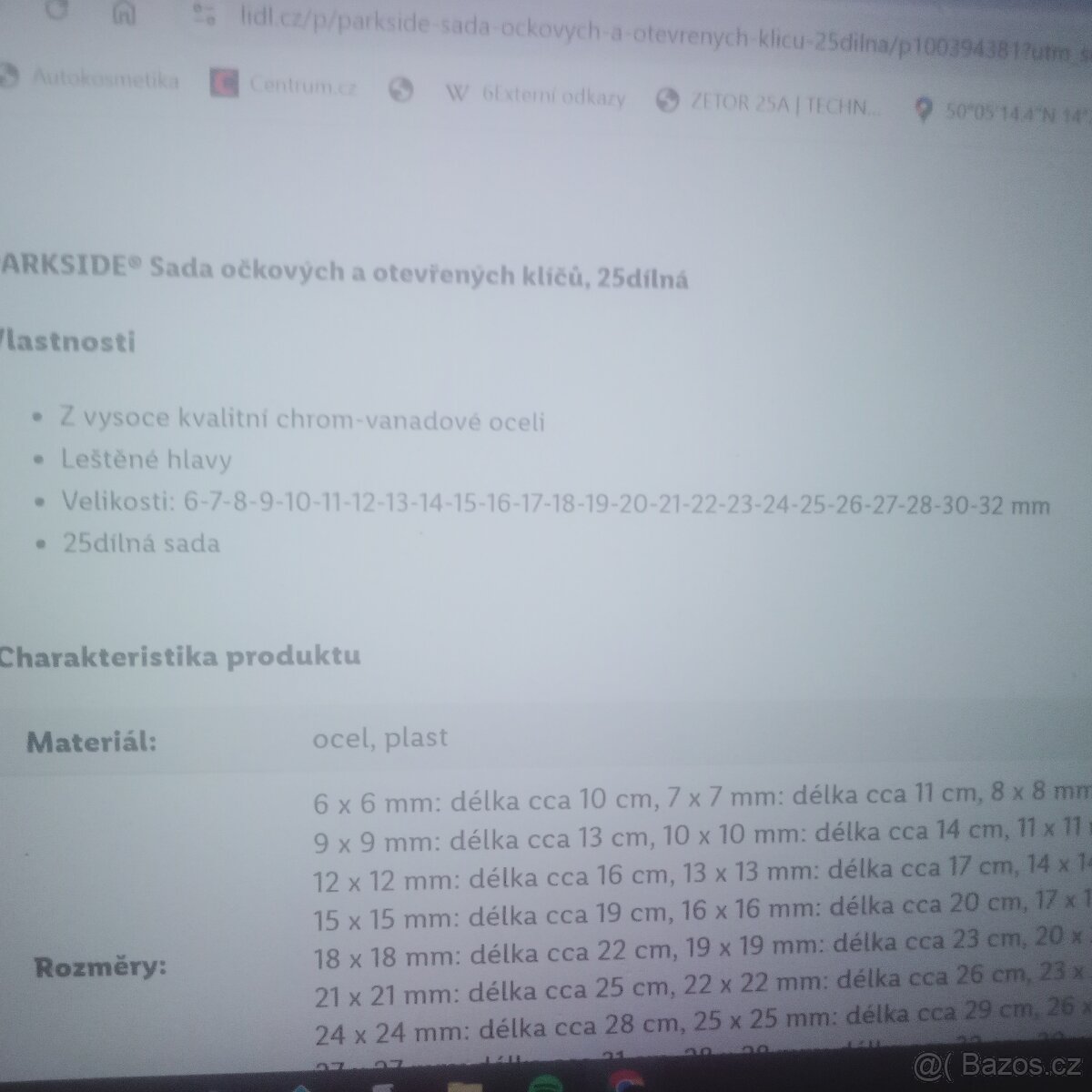 Velká sada klíčů očkoploché - 4