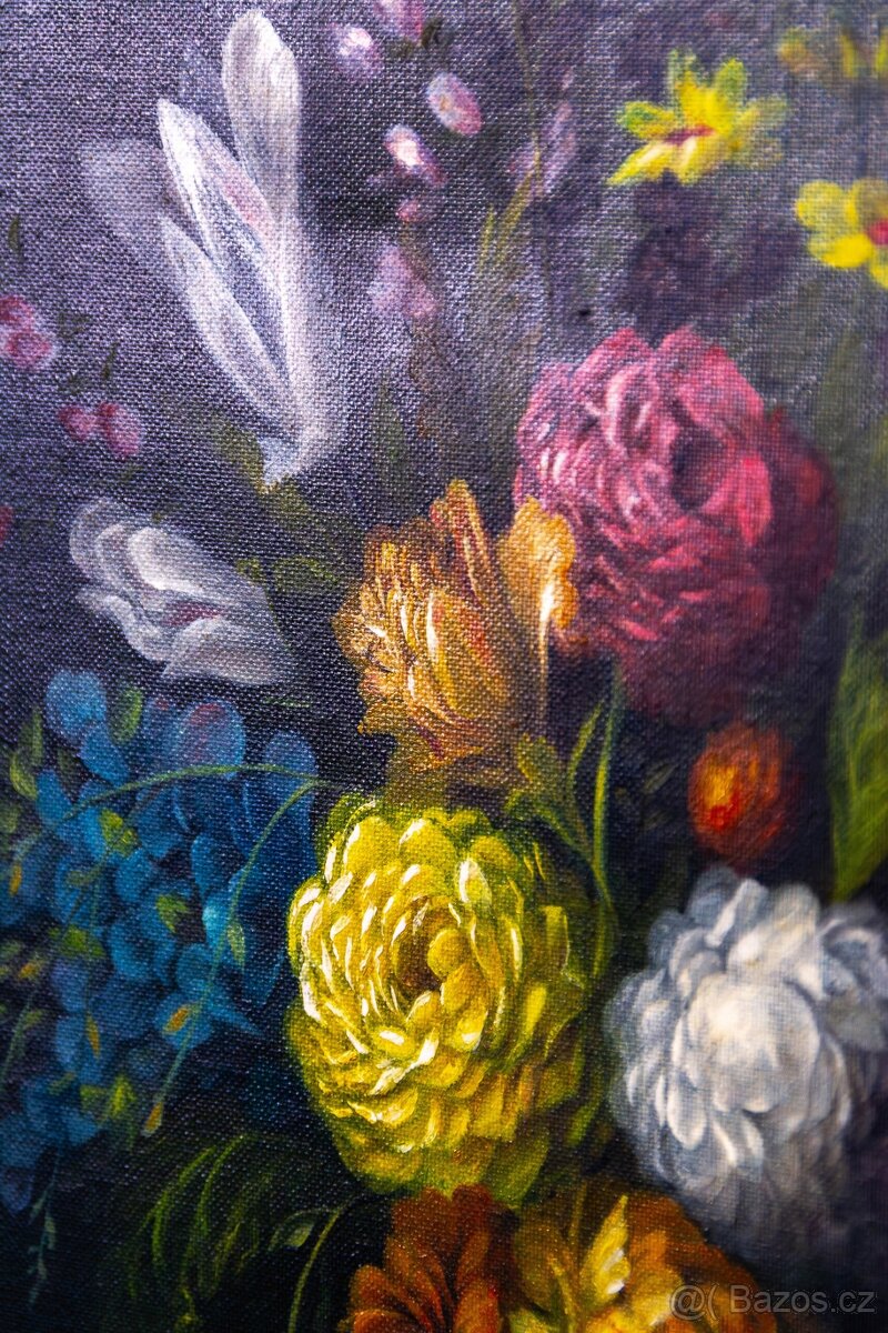 Květena. , N.Sherif, olej na plátně, 720 × 630 mm - 4