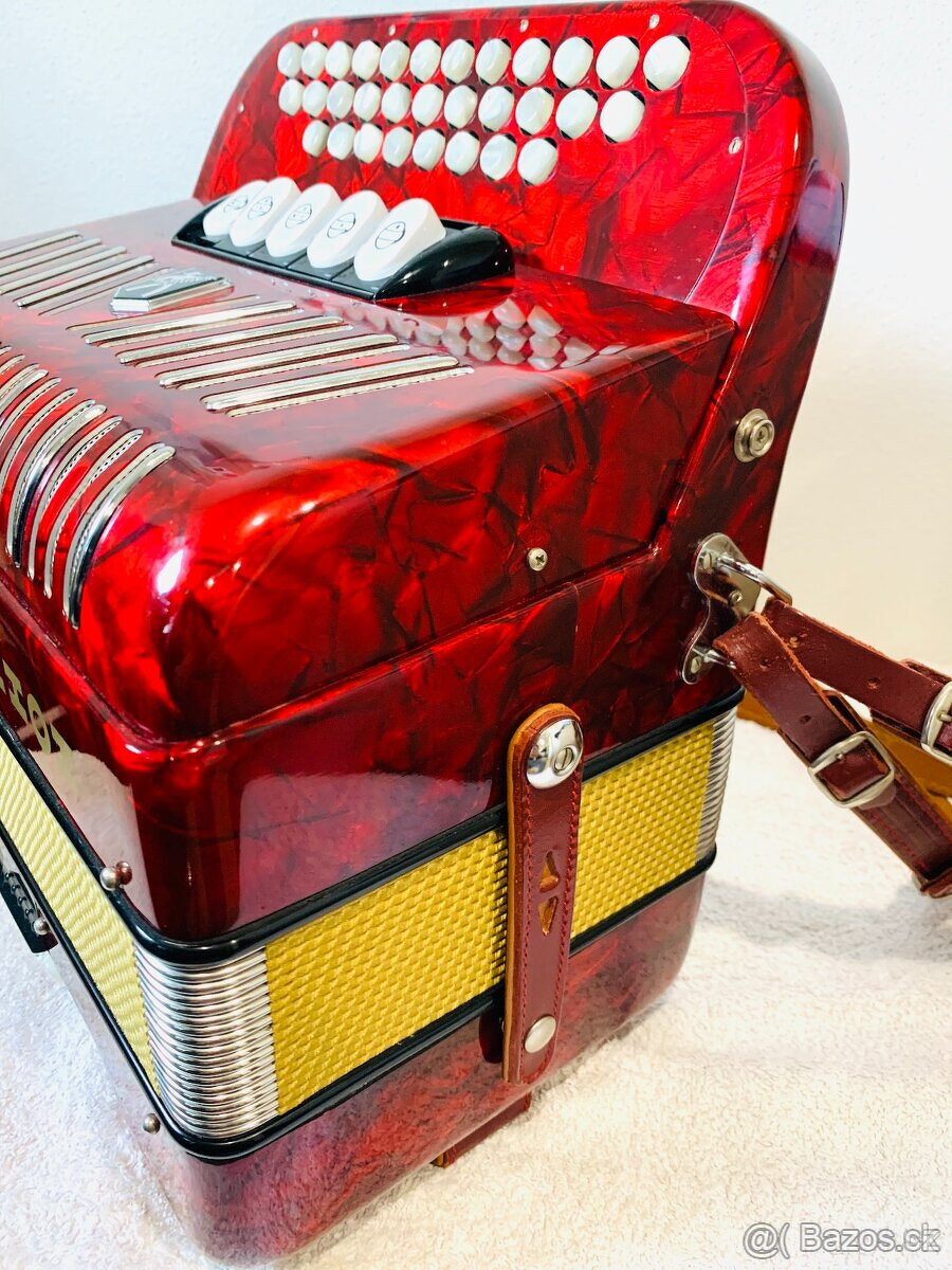 Predám krásnu heligónku/ diatonickú harmoniku Hohner NORMA D - 4