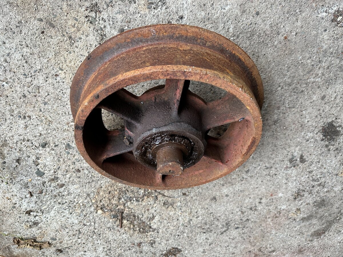 Litinové pojezdové kolo s náklonem 4ks - 4