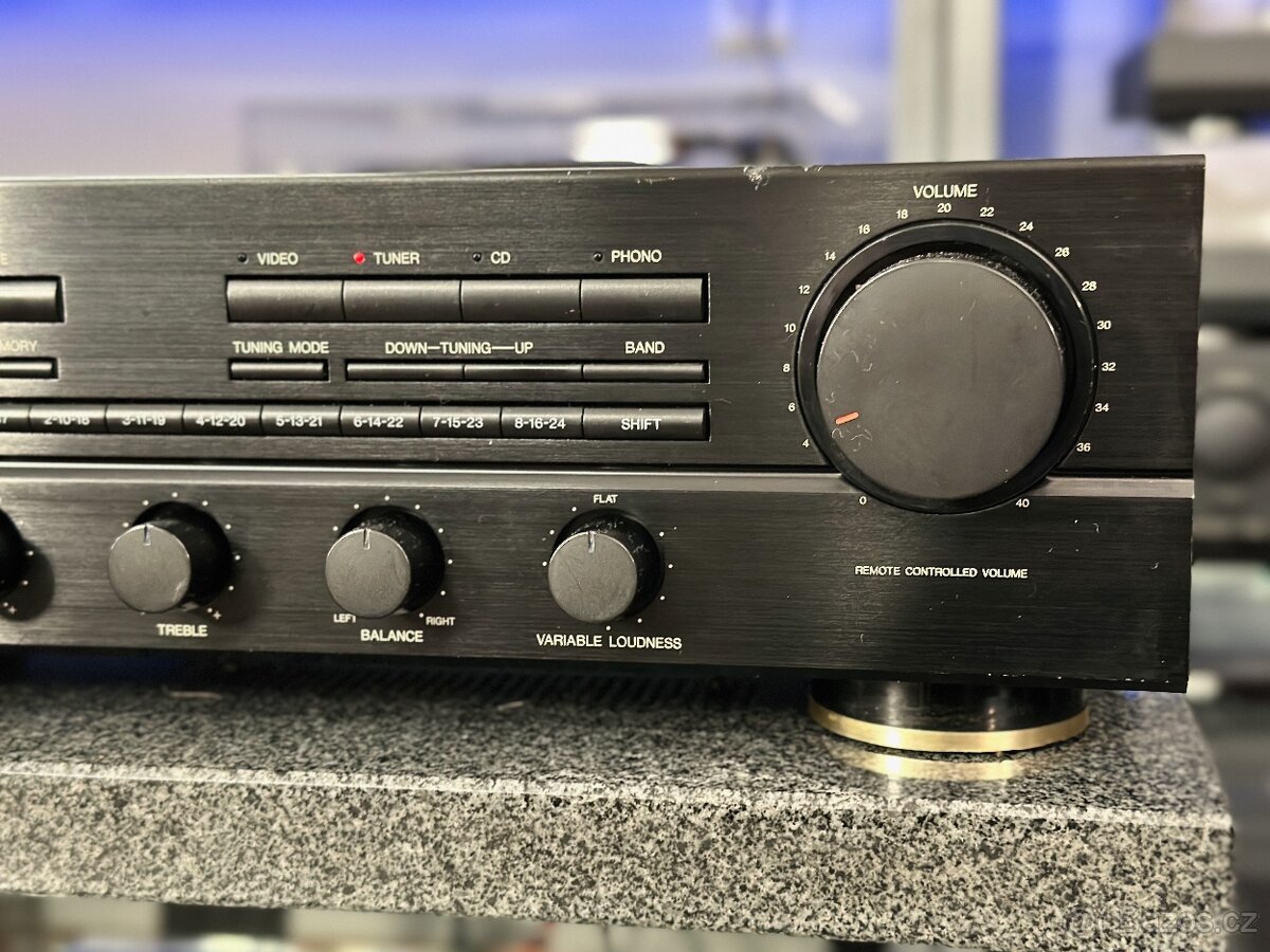 DENON DRA-335R (r.1990) variable loudness, phono, po servisu - 4