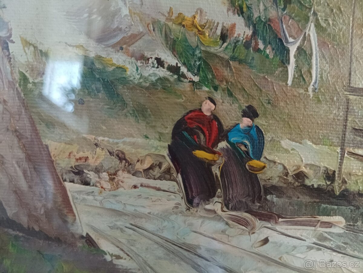 ENEDINA PINTI ZAMBRINI? OBRAZ OLEJ NA PLÁTNĚ - 4