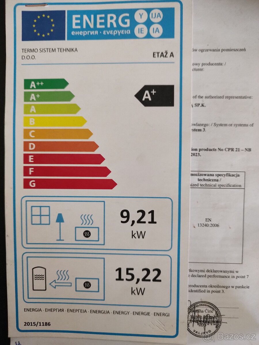 Krbová kamna s výměníkem - 4