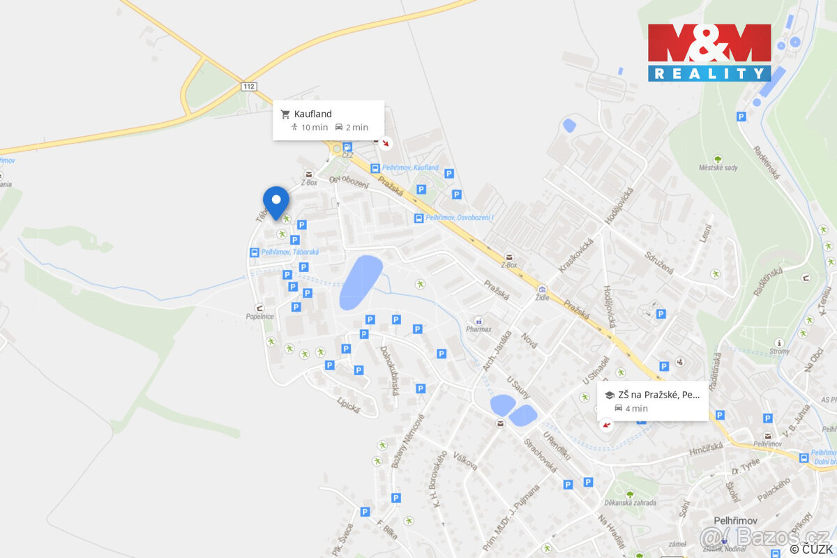 Pronájem bytu 1+kk, 30 m², Pelhřimov, ul. Táborská - 4