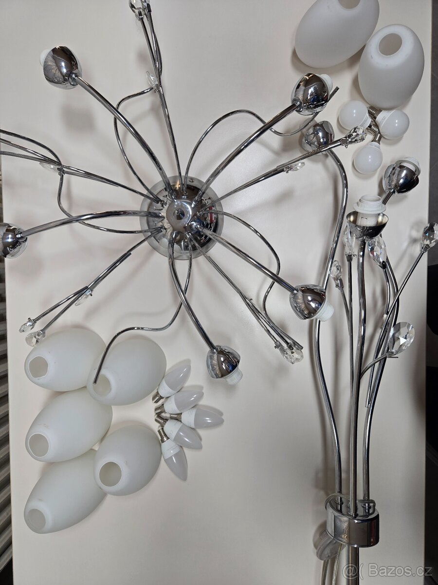 Lustr a stojací lampa Gardenia - 4