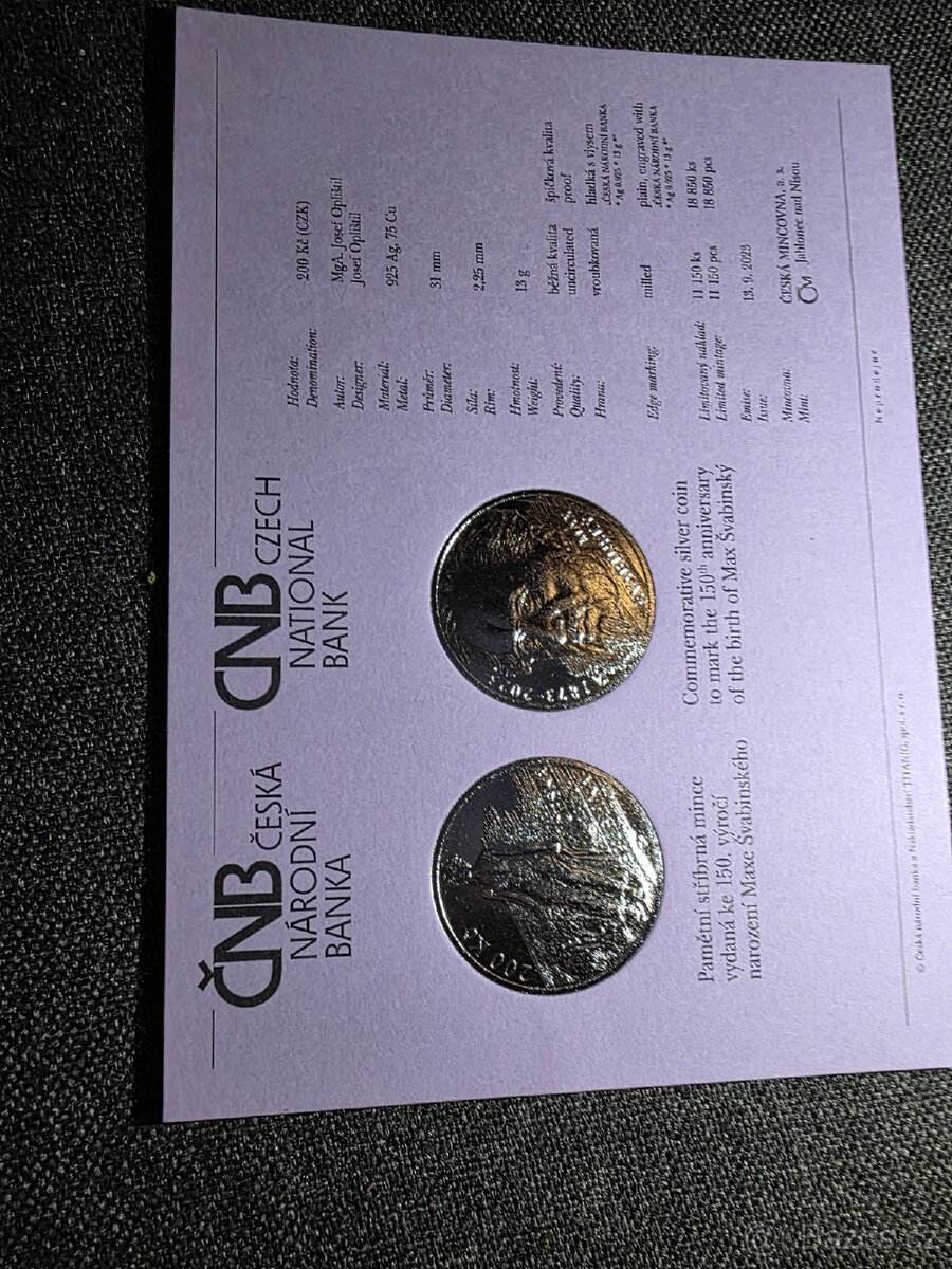Stribrne mince - 4