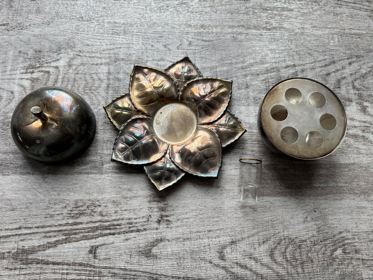 Starožitná dekorace - jablko na panáky - 4