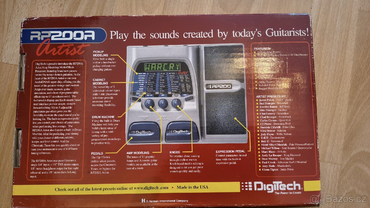 Kytarový multiefekt Digitech RP200A - 4